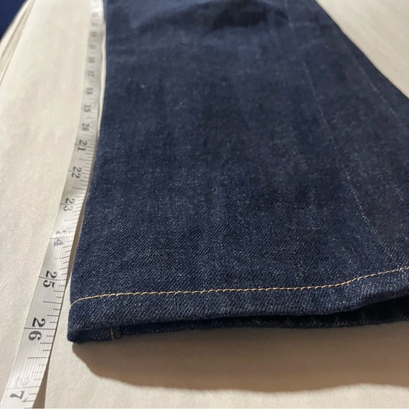 Gustin Men's Raw Dark Wash Straight Jeans 33 - Picture 11 of 13